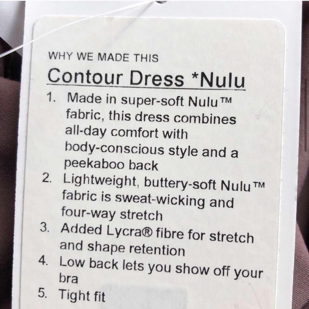 JUST IN✔️NWT LULULEMON DRESS - Picture 5 of 6